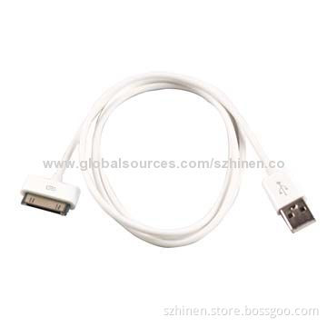 USB Cable for iPod/iPhone/iPad, Wall Outlet Convenient Charging